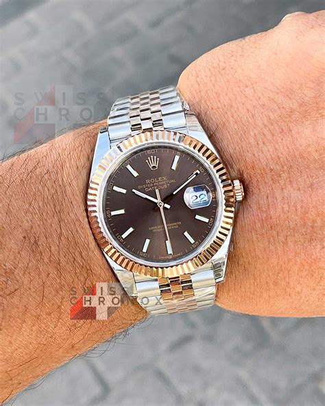 rolex datejust 41 everose review|rolex datejust 36mm on wrist.